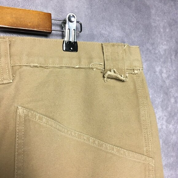 Blaklader Mens Cargo Work Pants size 42x32 Brown Thick‎ Canvas Pockets Trades - Picture 11 of 16